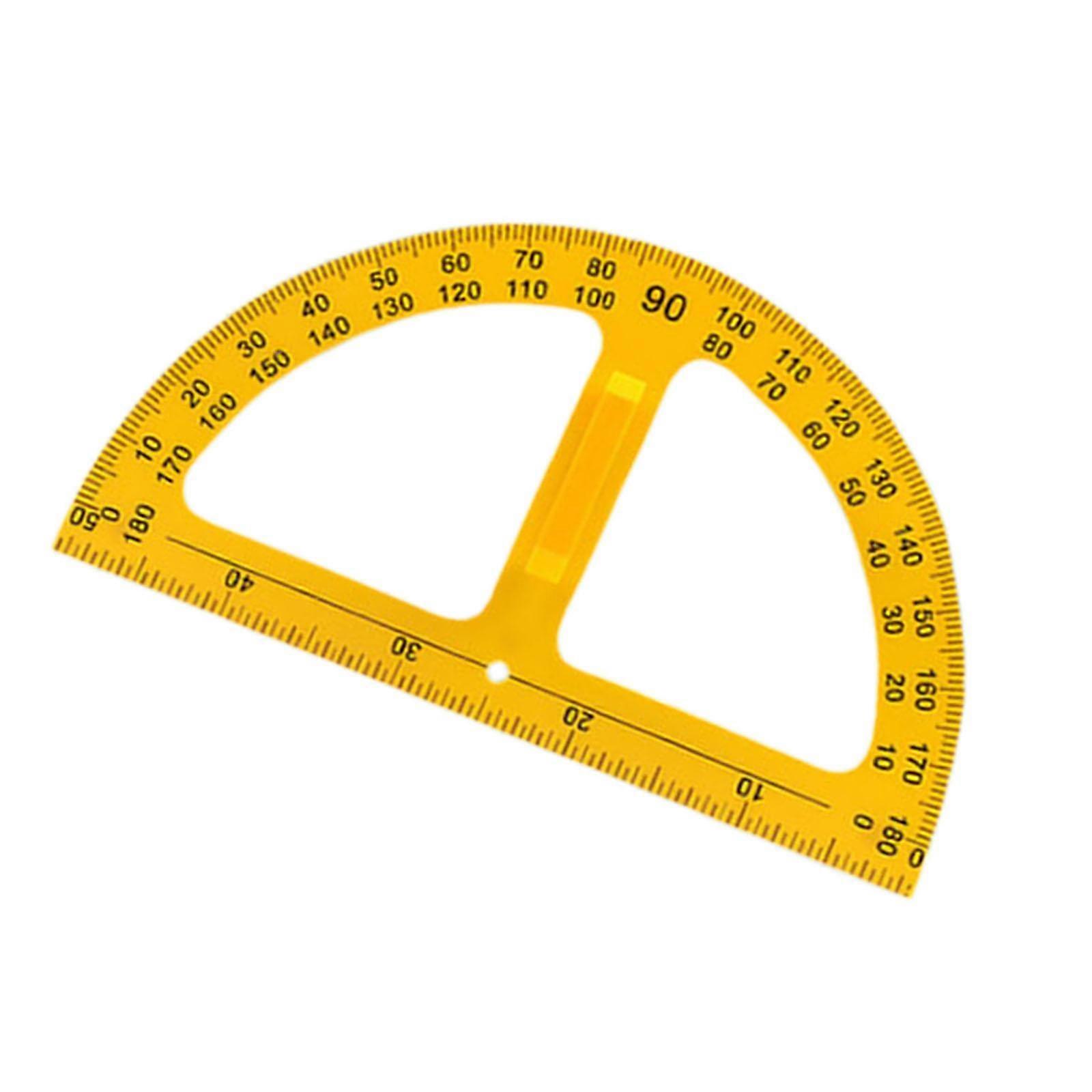 Large Math Geometry Ruler Protractor Ruler for Engineering Drawings Drafting protractor
