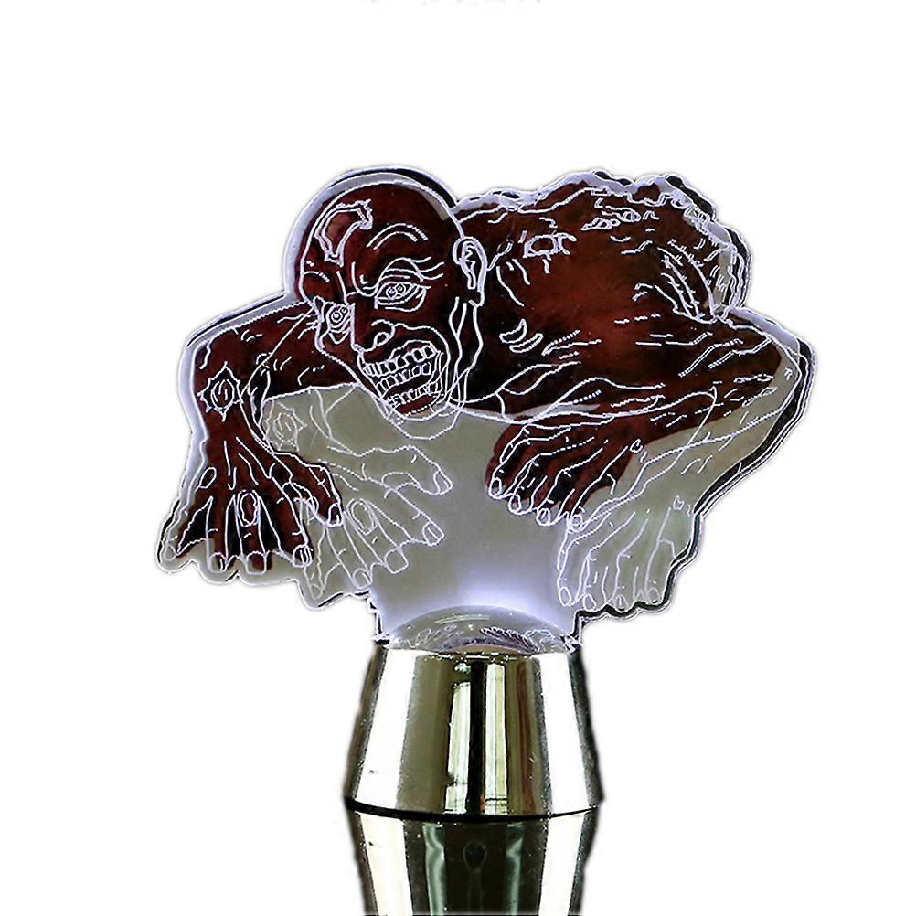 Zombie LED Acrylic Table Lamp for Parties 3Pcs Colorful Changing Night Light