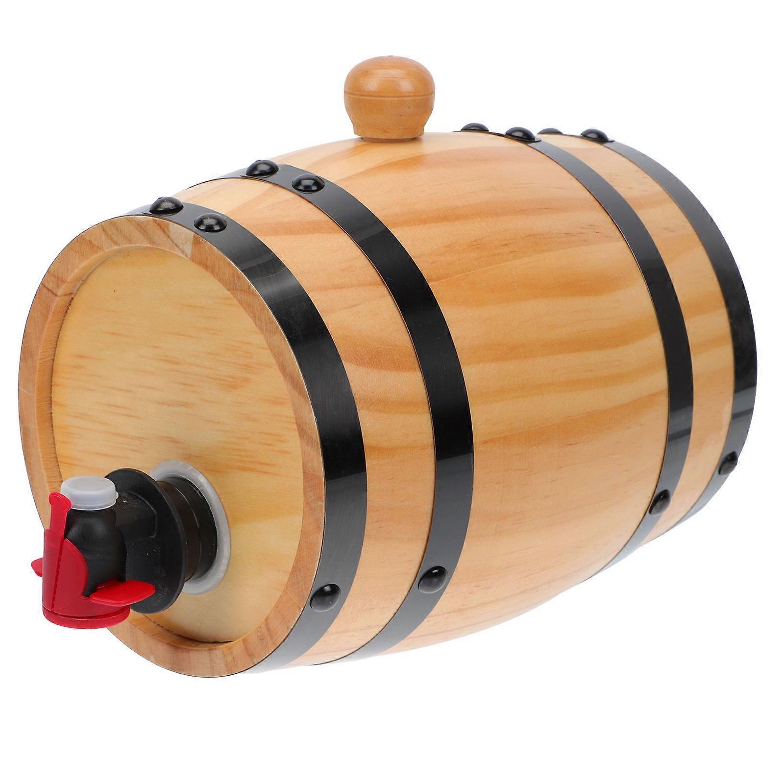 Large Capacity Red Wine Bucket For Bar And Restaurant Use Made Of Wood And Stainless Steel 1Pc