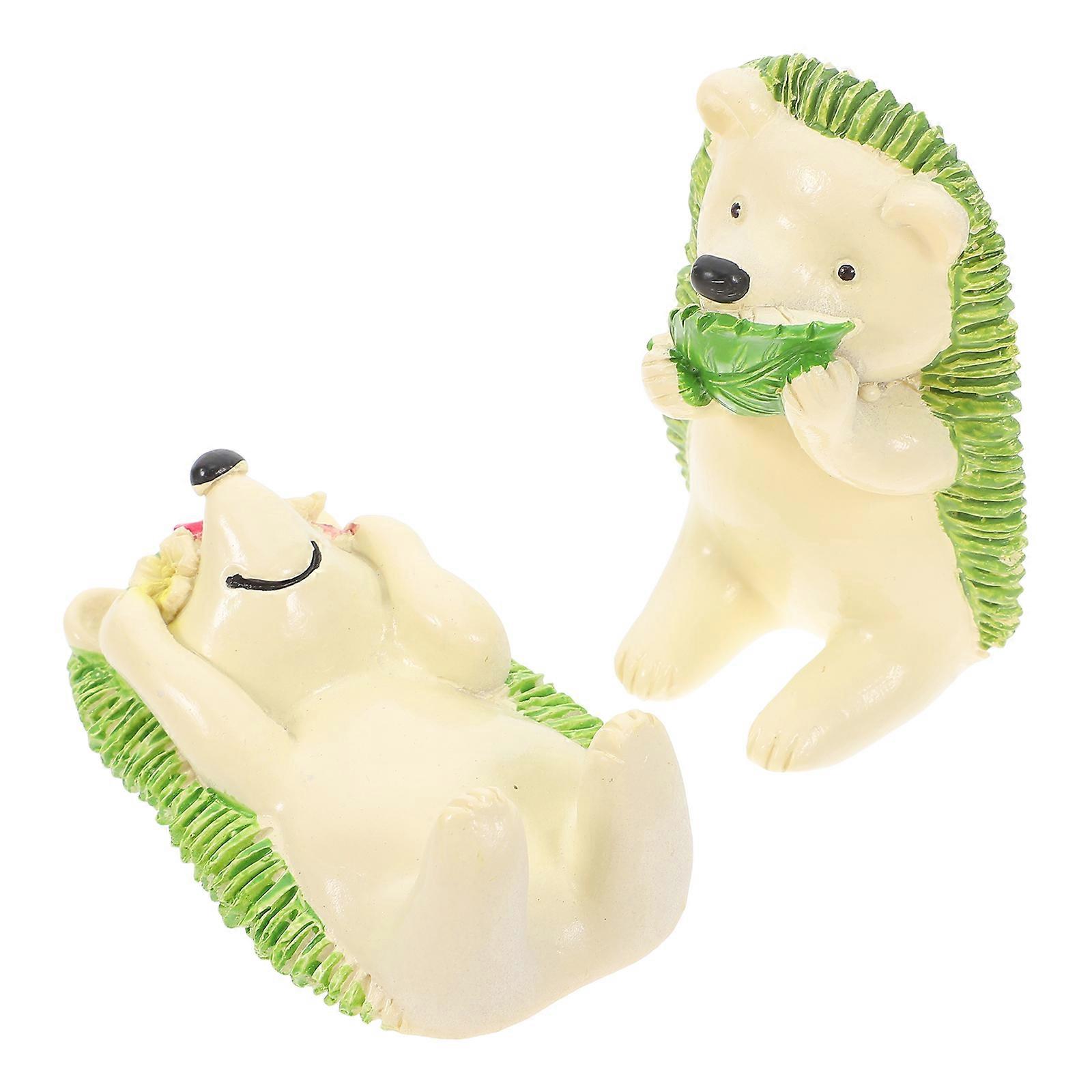 Toothbrush Stand Multi-Functional Cartoon Hedgehog Toothbrush Holder 6Pcs