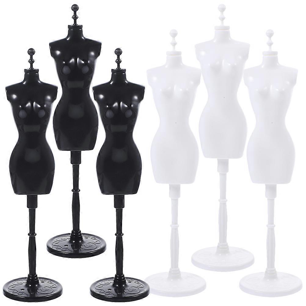 Doll Clothes Mannequin Model Stand for Display 12Pcs Assorted Colors