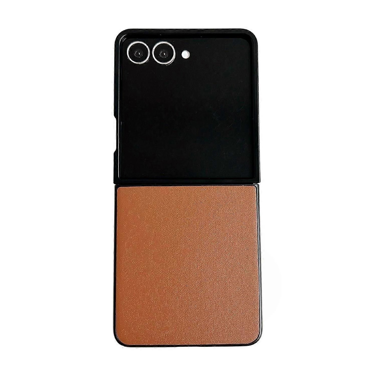 Leather Texture Phone Case For Samsung Galaxy Z Flip7 5G