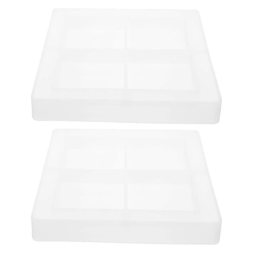DIY Ashtray Mold 6 Pcs Unique Square Silicone Mould Ideal For Craft Makers And DIY Enthusiasts To Create Custom Designs