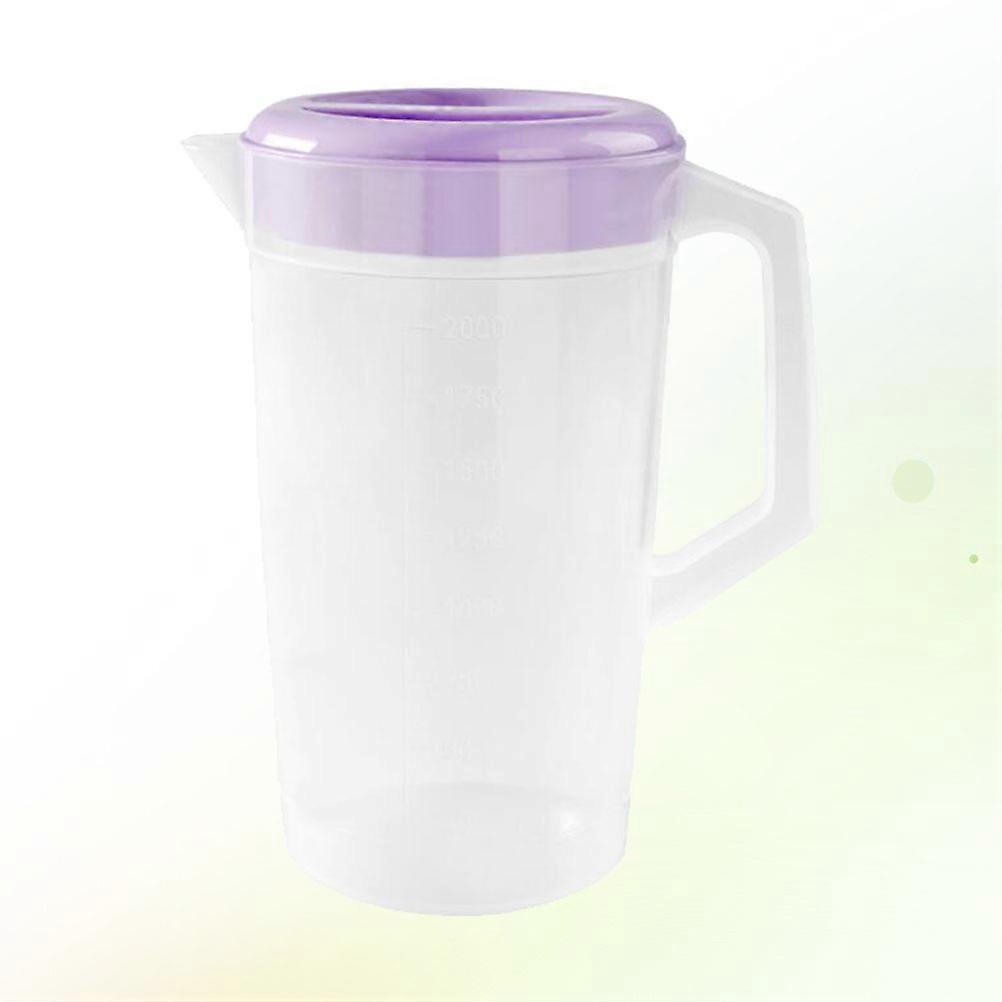 Beverage Pitcher Jug for Cold Water 3Pcs Household Violet Container