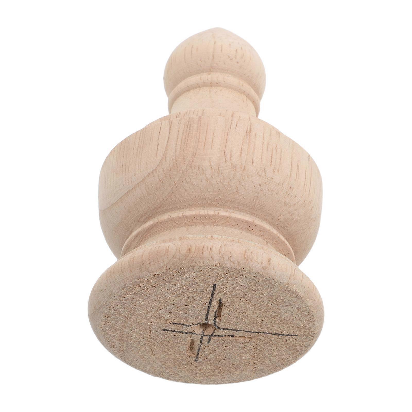 Vintage Rail Column Cap for Staircase Railings Solid Wood Baluster Top