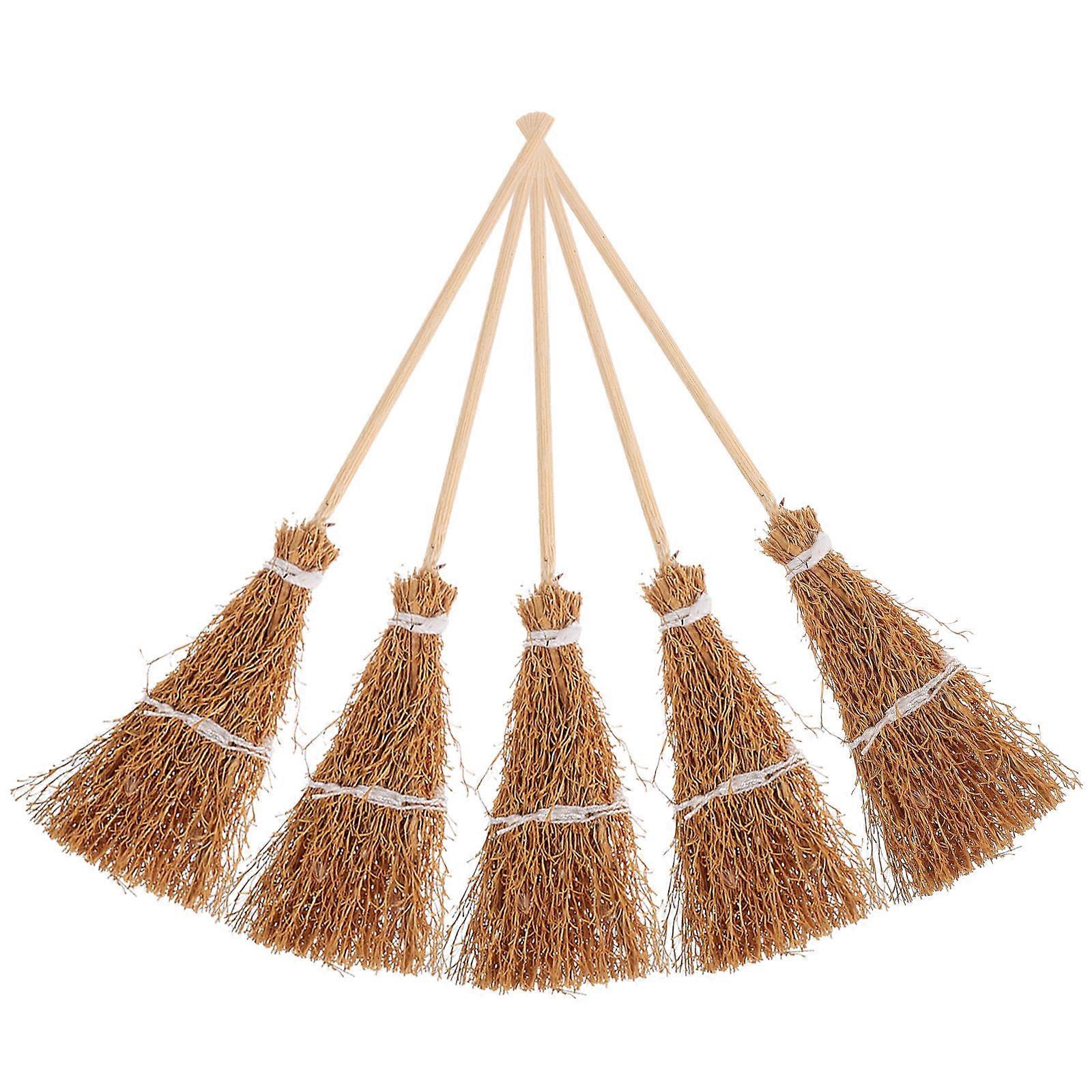 Dollhouse Push Broom Decorative Photography 5Pcs