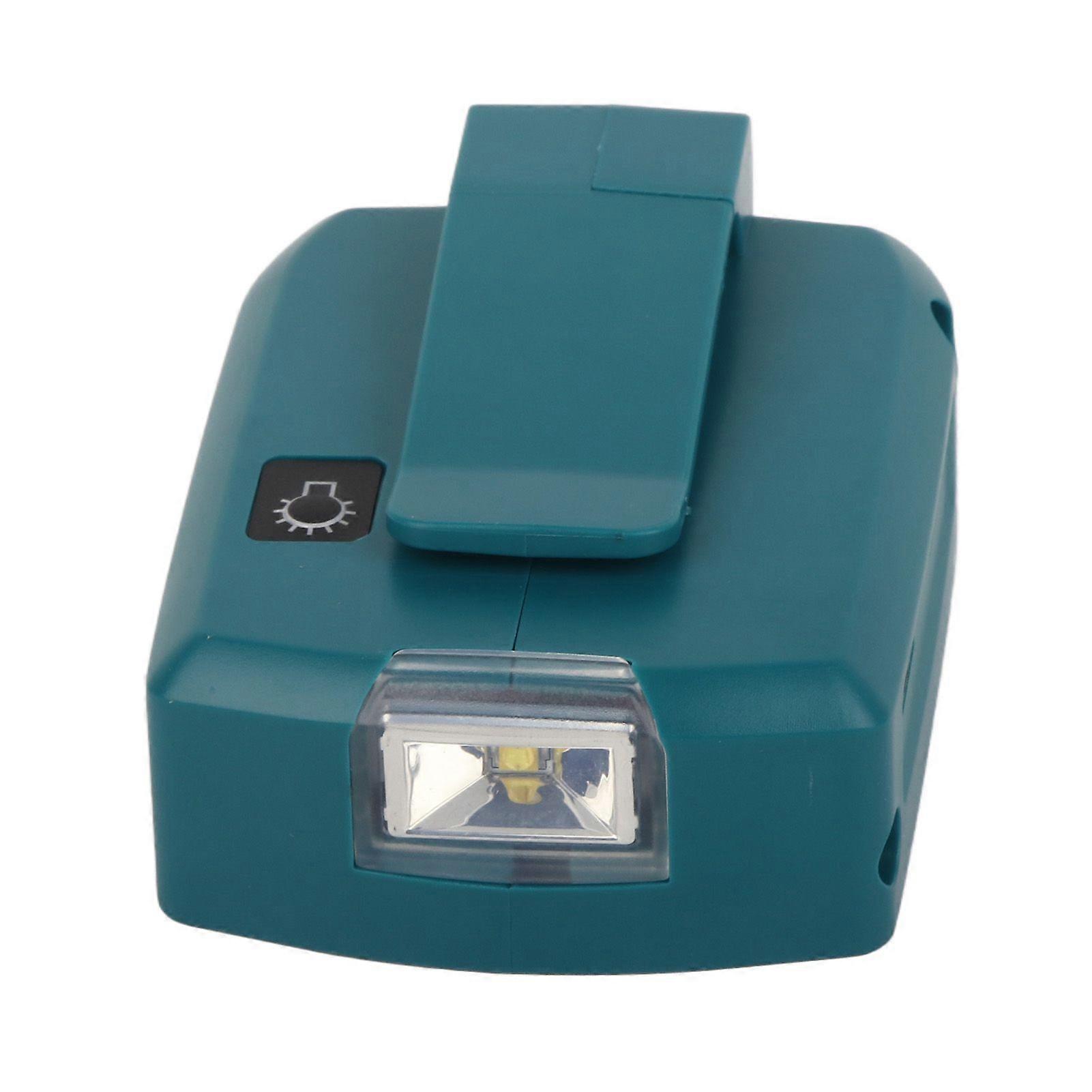 Dual USB LED Light Adapter Lithium Battery Power Source Charger Converter 14.420V Input