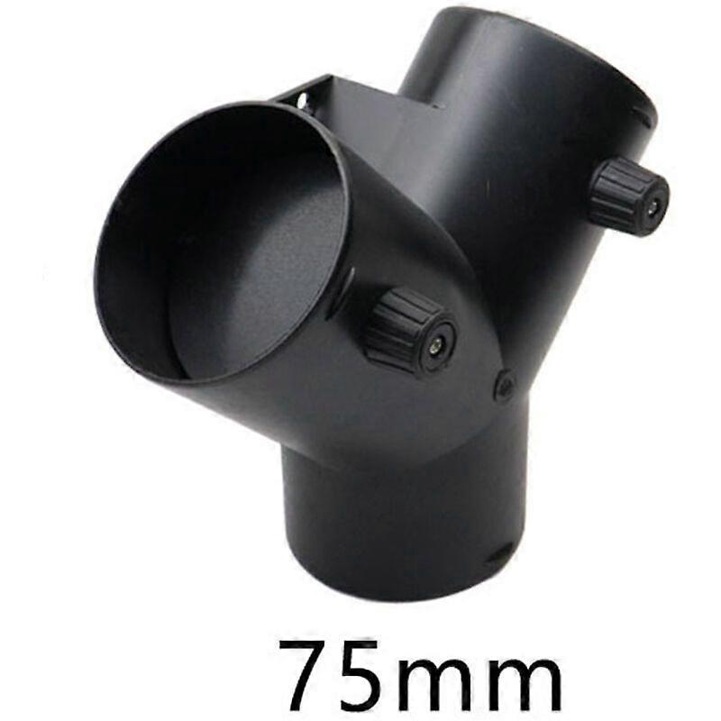 75mm Duct Fitting Y Shape, 3 Way Air Heater Diesel Parking Heater Accessories Hose Adapter Pipe Fitting ABS Plastic Duct Connector