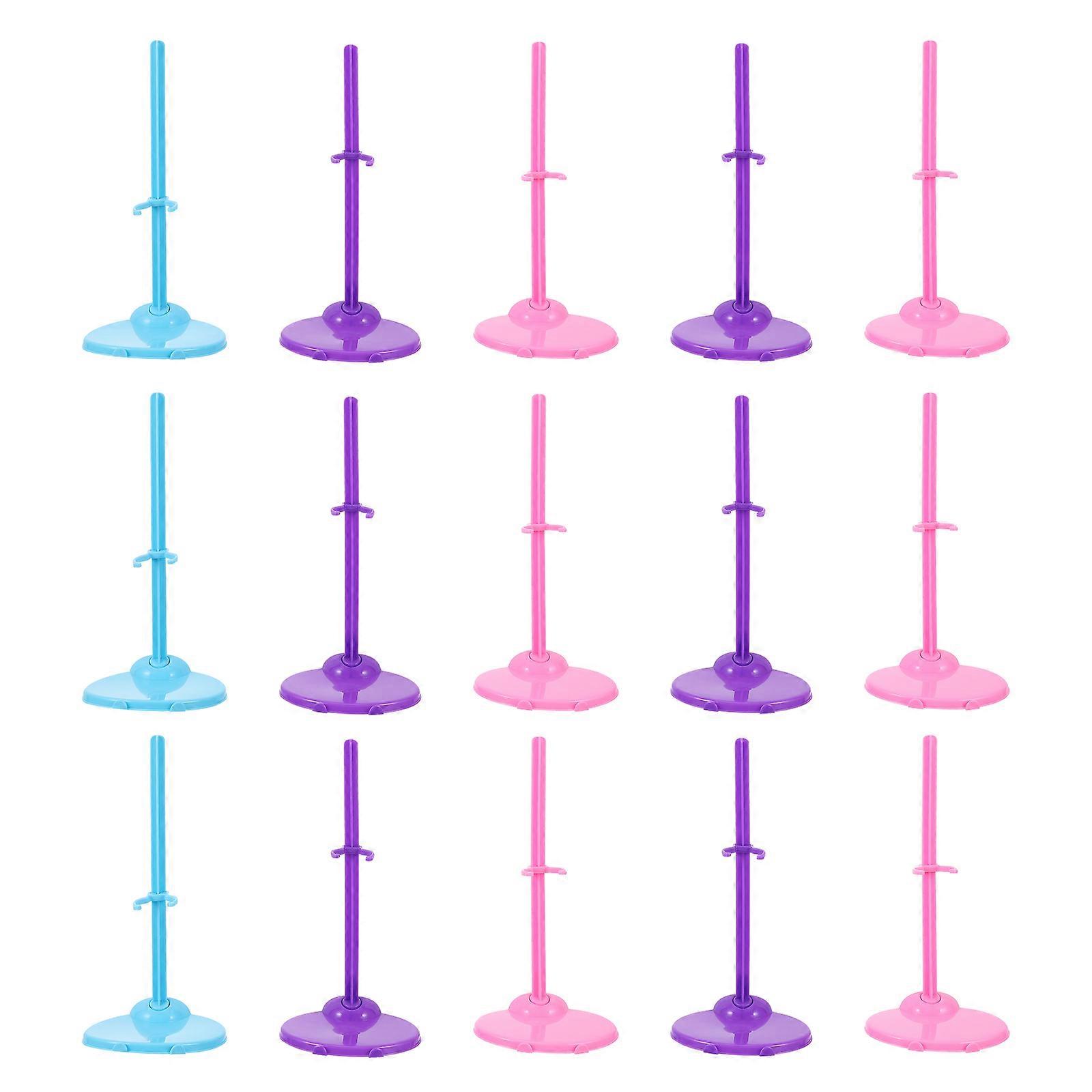 ABS Doll Holding Stands Assorted Color for Storage Use 20Pcs for Kids