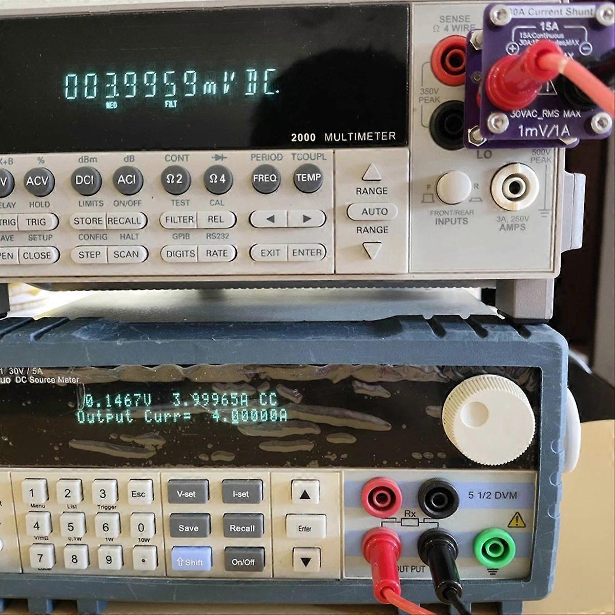 DIY S34330A 30A Current Shunt Replacement for Both Desktop and Handheld Multimeters