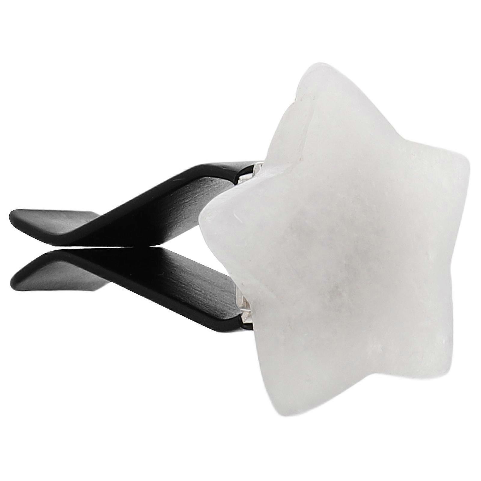 White Star-Shaped Car Vent Clips for Interior Decoration