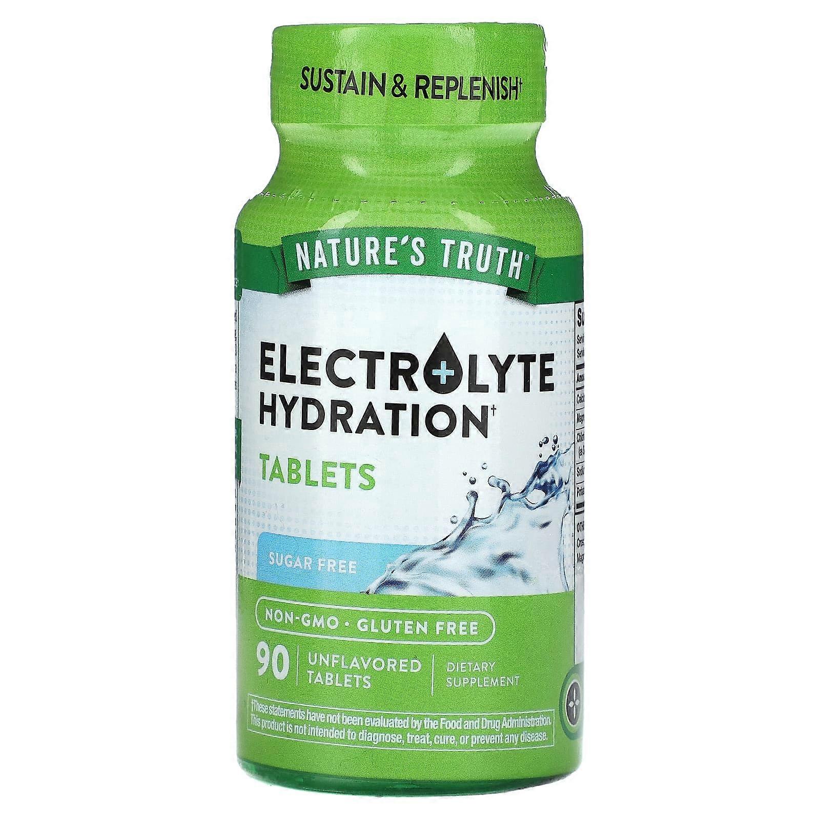Electrolyte Hydration, Unflavored, 90 Tablets