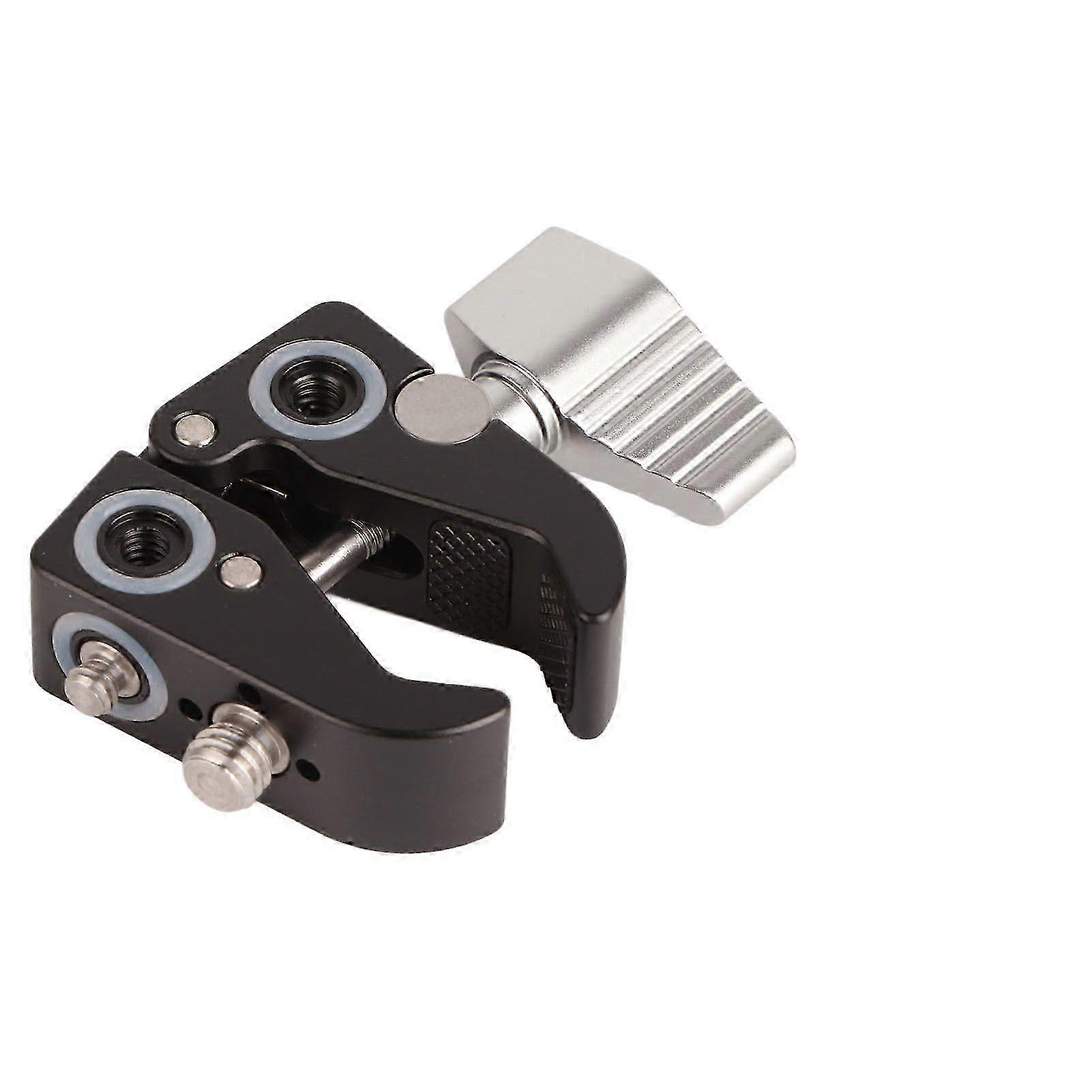 WN 40 Super Clamp Versatile Camera Clamp Mount with 1/4in and 3/8in Adapter Screw Hole for Monitor LED Light Microphone