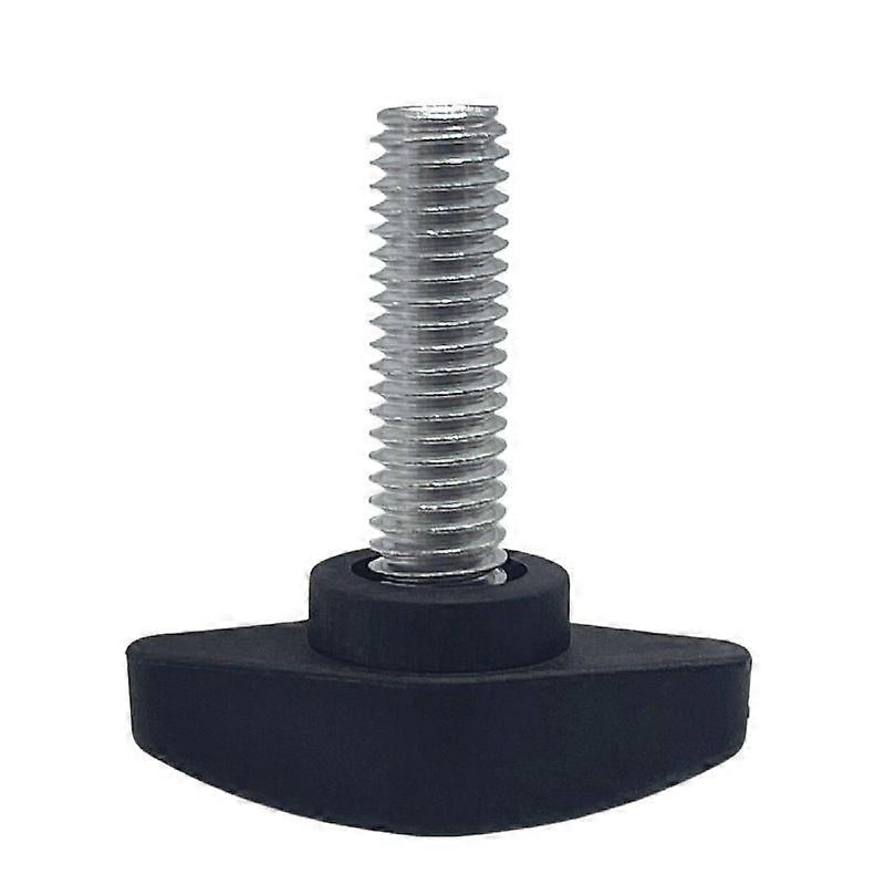 One word hand screw T-handle square plastic head Adjustment knob solid wrap glue