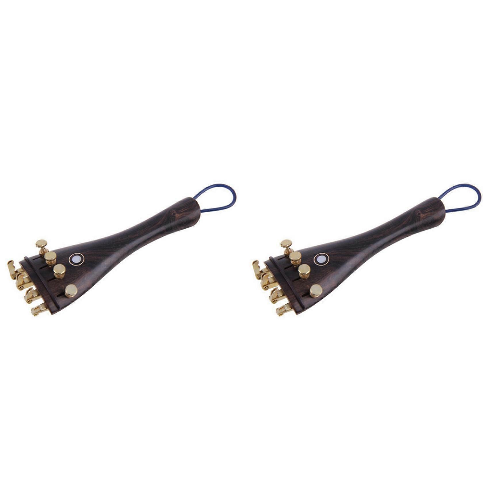 Ebony 4/4 Violin Fiddle Tailpiece