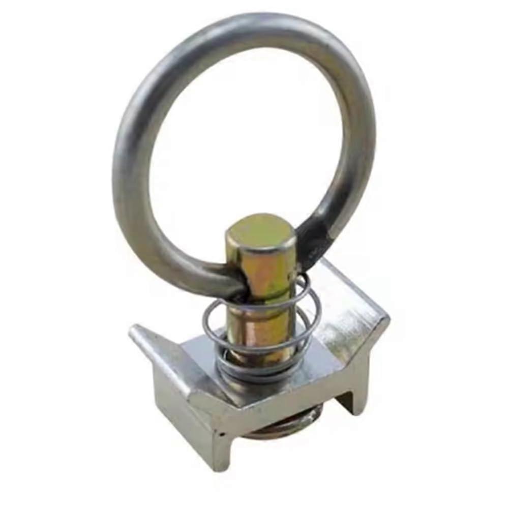 Aluminum Track Lock Fixed Buckle Stainless Steel Ring Aluminum Base Single Stud Fitting Ref: 6657