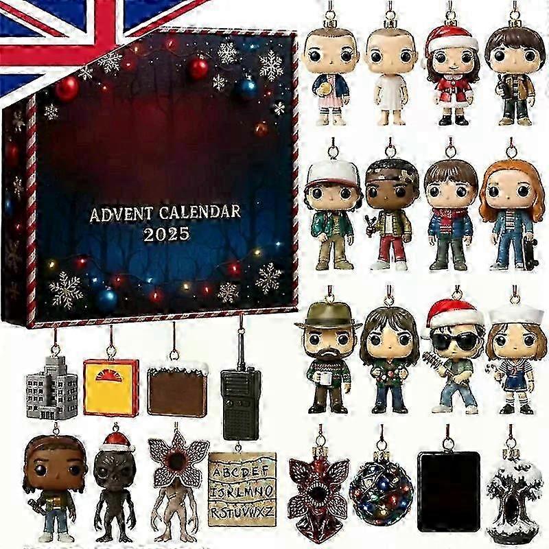 25-26 Countdown Stranger Things Advent Calendar 2025 24 Days of Festive 2D Blind Box