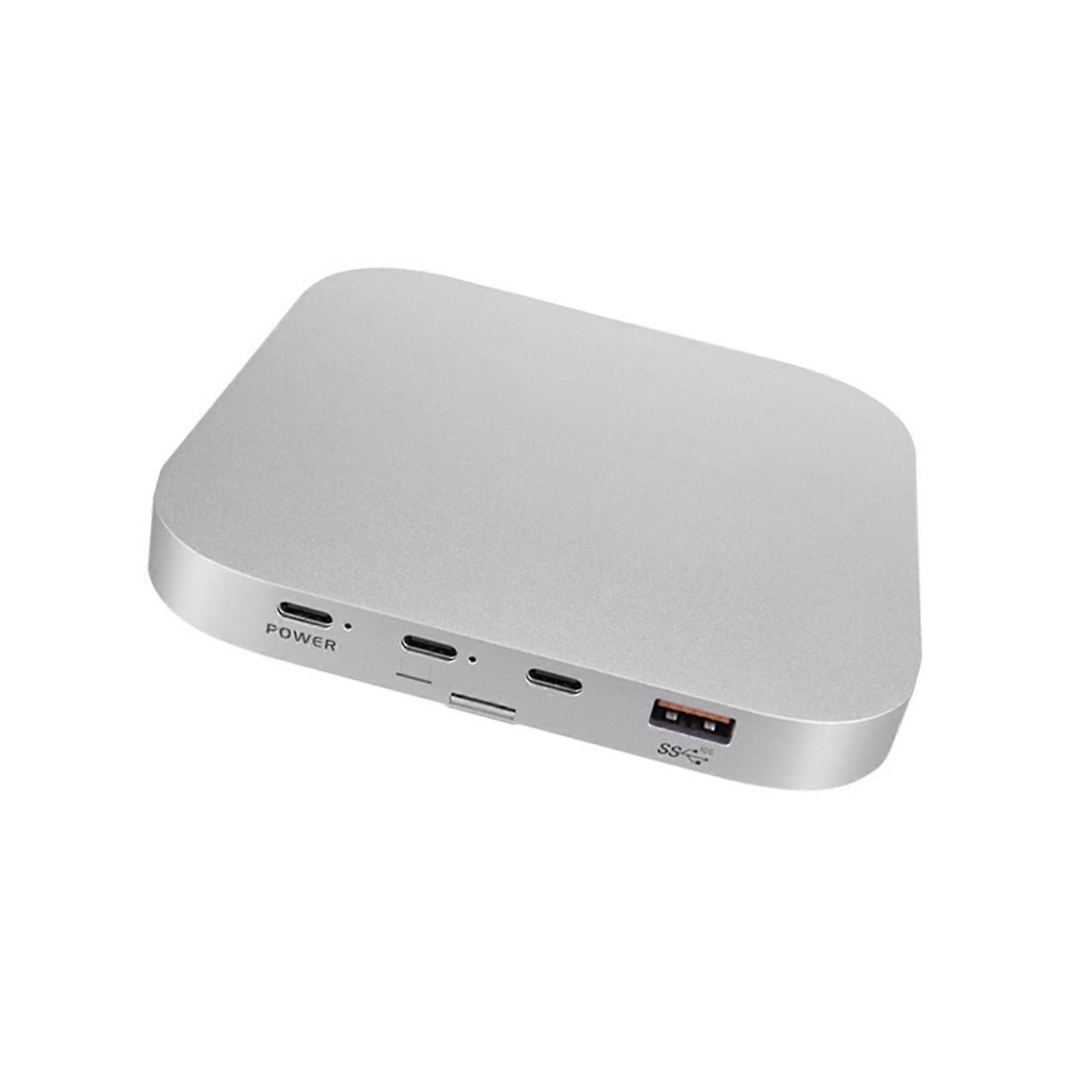 Full Aluminum Docking Station  For Mini Computer 40Gbps Solid Disk Enclosure And USB4 Fast Speed Data Transfer Multicolor