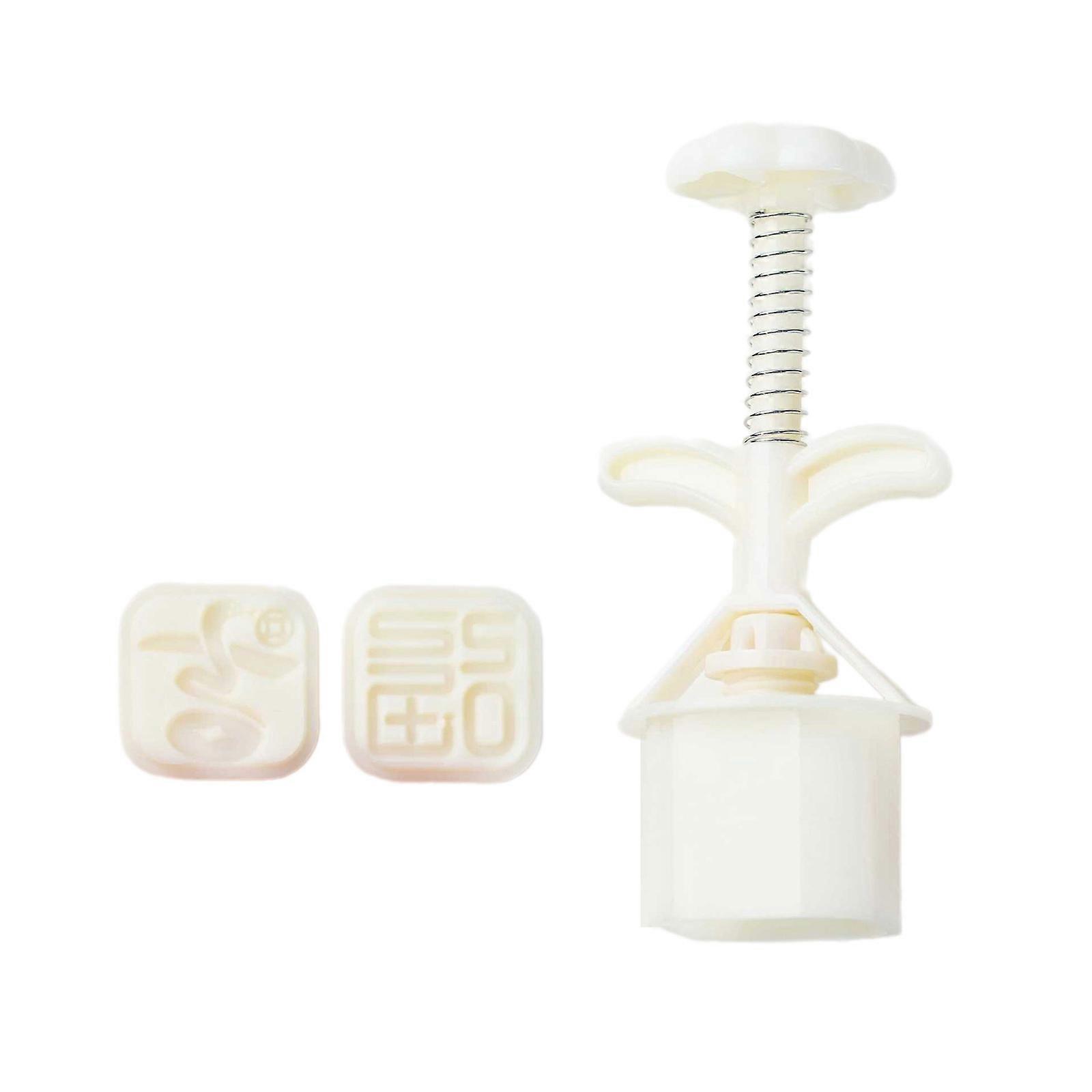 Snake Year Festival Moon Cake Maker Baking Tool 3D New Year Moon Cake Molds Hand Press Mold Plungers Pastry Tool Multicolor