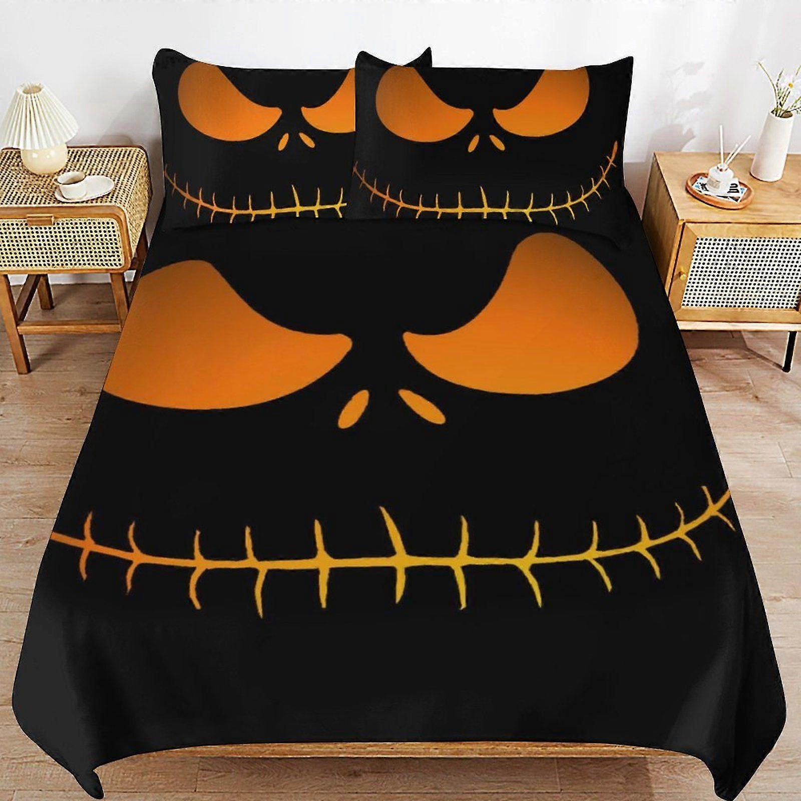 A470 The Nightmare Before Christmas Zipper End Comfort Set Soft Finish Machine Safe Duvet Cover Sets Sleep Ease Solution N470
