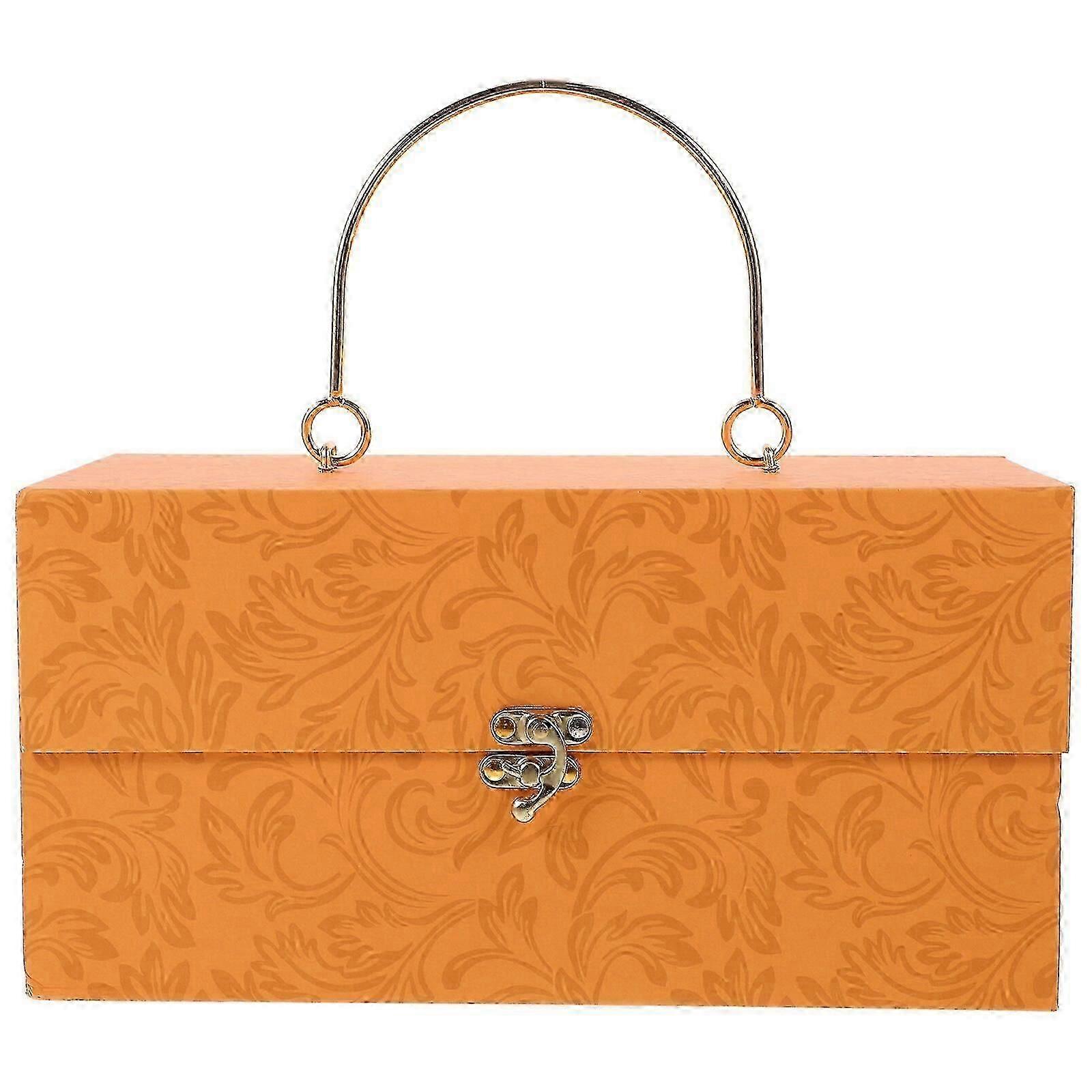 Gift Packing Box with Handle Portable Gift Box Gift Storage Box Gift Container