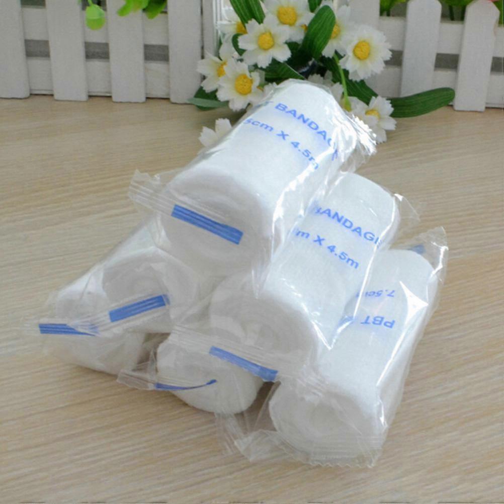 1 Set 5Pcs New Pro Elastic Adhesive Stretch Bandage By The Roll Clean Medica