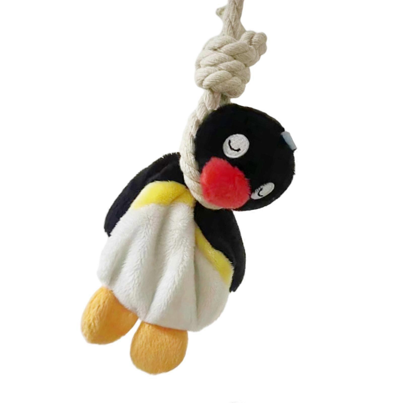 Soft Plush Penguins Pendant Unique Penguins Plush Hangable Keychain Accessory For Bags And Rearview Mirrors Multicolor