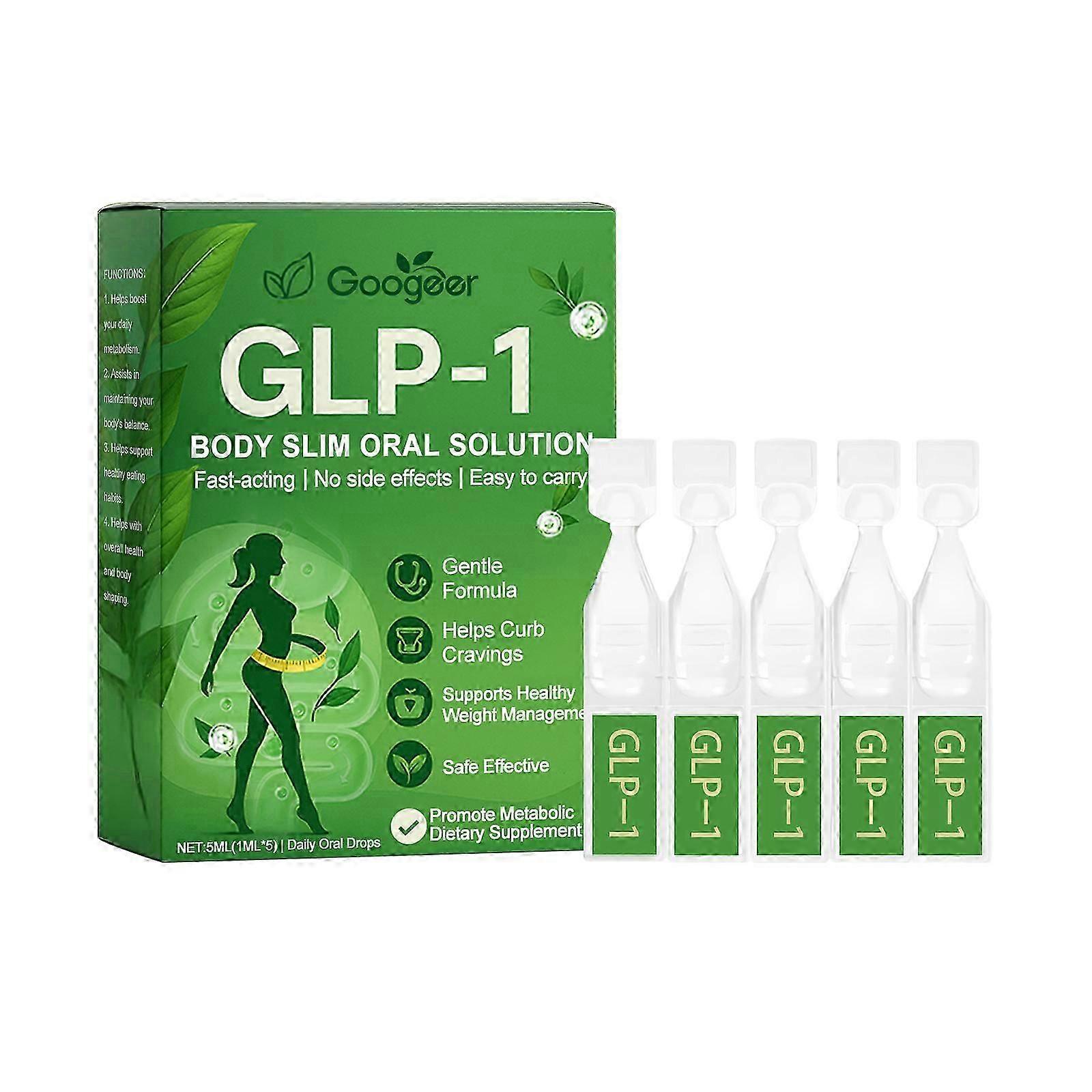 1/3/5/10x הרזיה גוף עקומה, תמיסה לעיצוב הגוף דרך הפה, פרידה לשומן 5 יחידות/קופסה