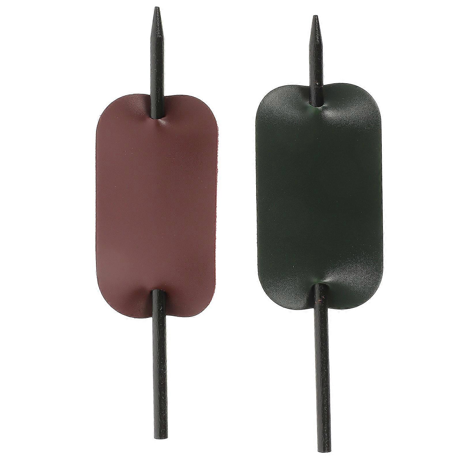 Lot de 2 bandeaux décoratifs en PU pour cheveux, accessoires de coiffure élégants pour femmes