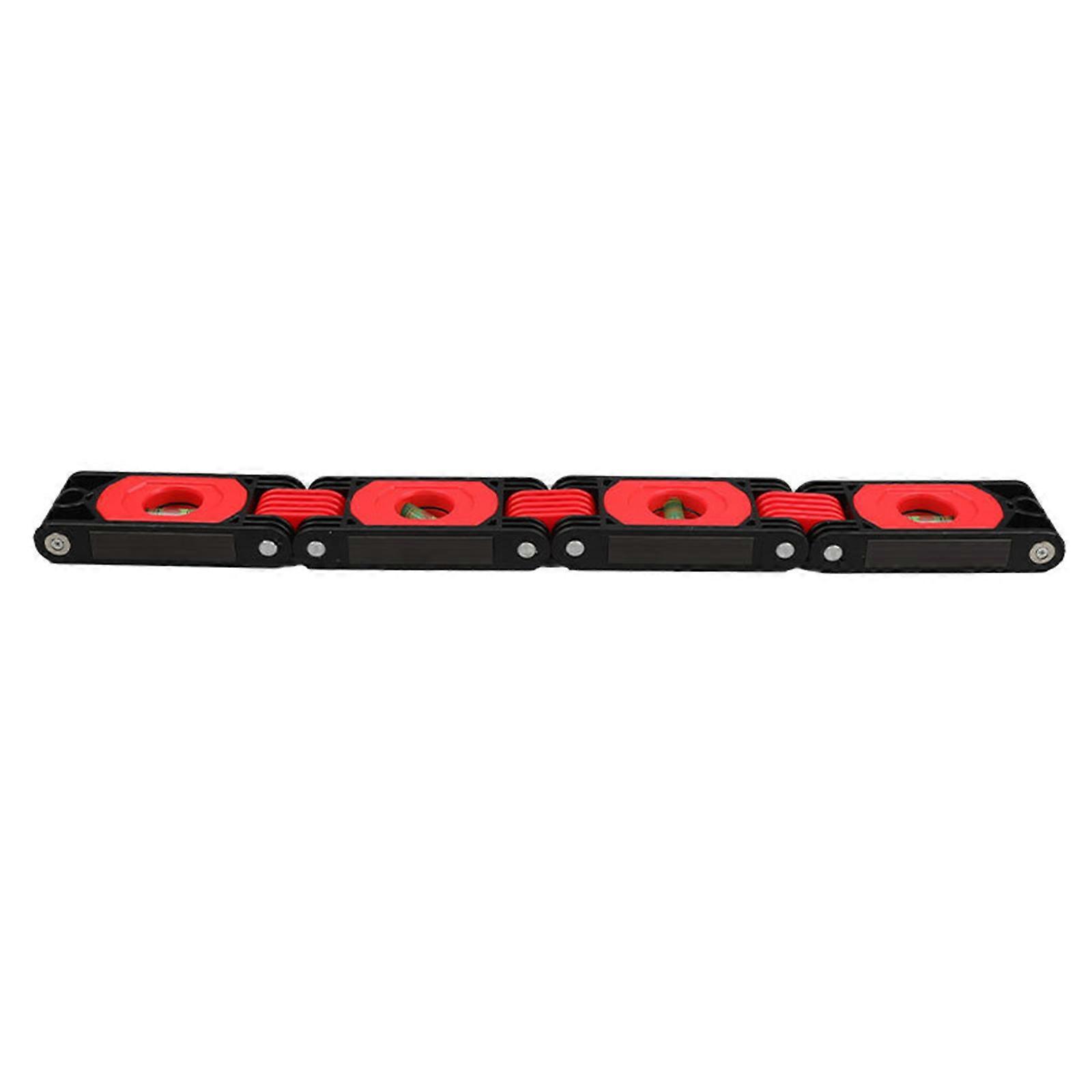 Foldable Level Measuring Tool, Level with Magnet for Multi Angles Measuring, Level for Woodworking Magnetic Level Tool Multicolor