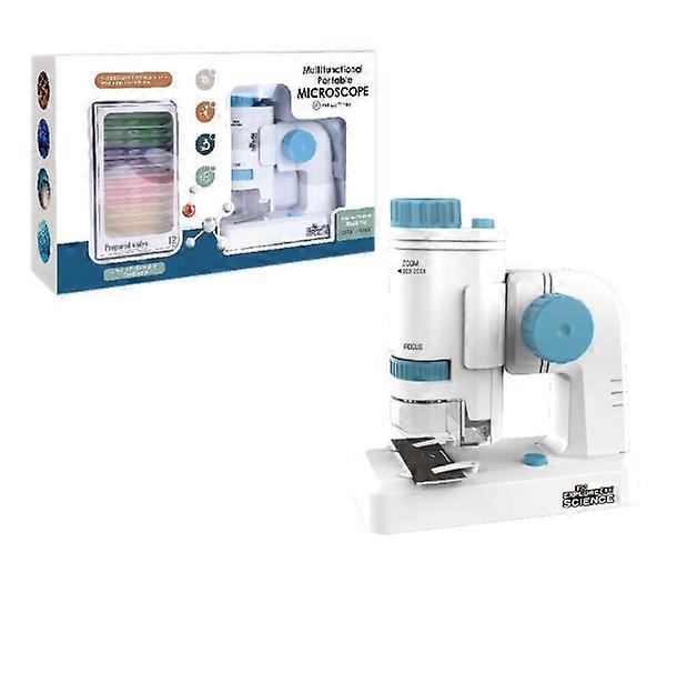 Kids Microscope STEM Learning Tool for Children Ages 7-14 Outdoor Exploration Kit