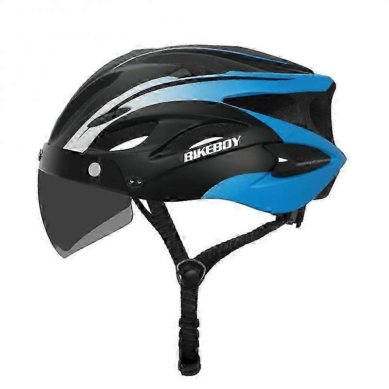 Sikkerhetssykkelhjelm med baklys for gutter