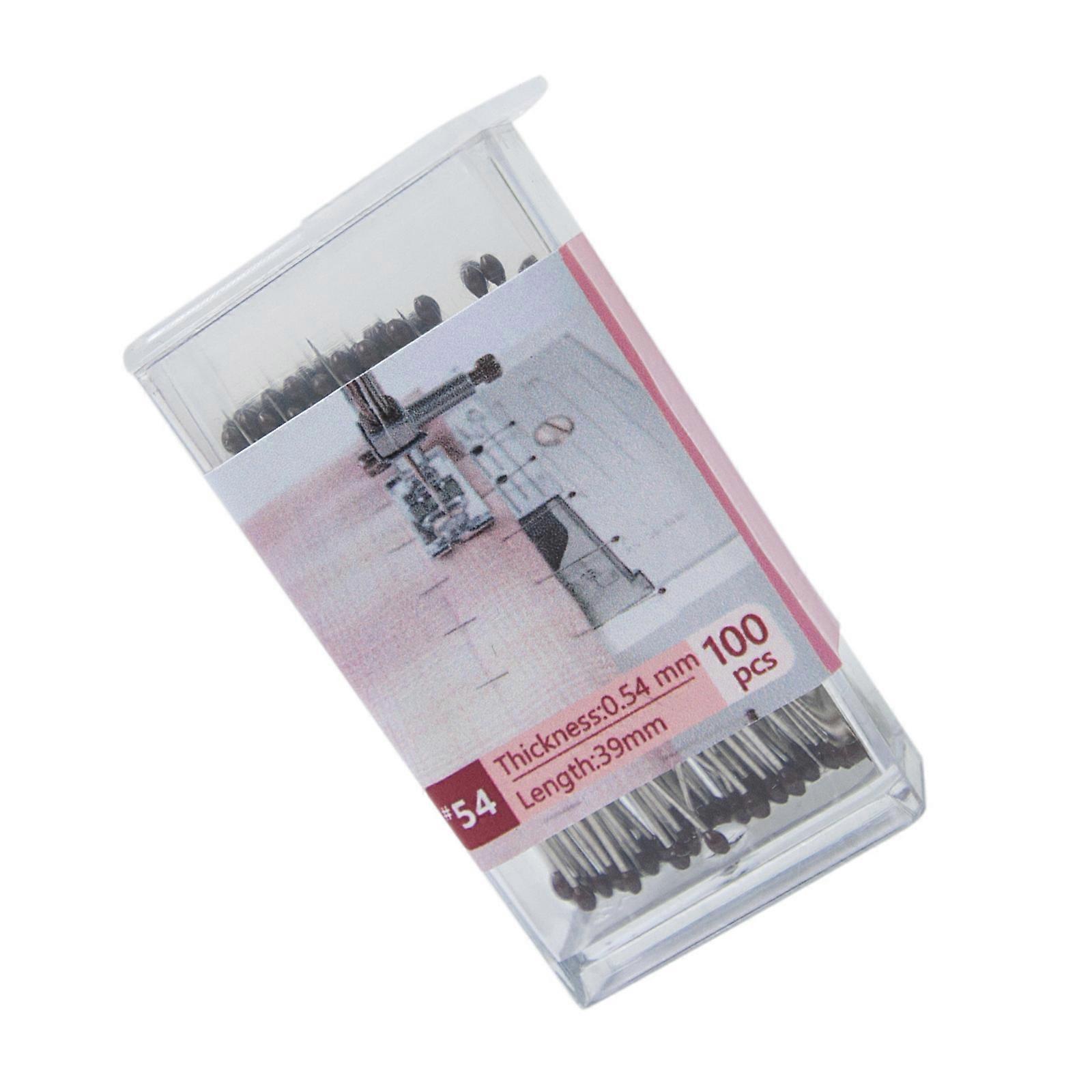 Pack of 100 Stainless Steel Sewing Positioning Pin Nonslip Resin Head for Accurate Fabric Fixing in Craft Projects Multicolor