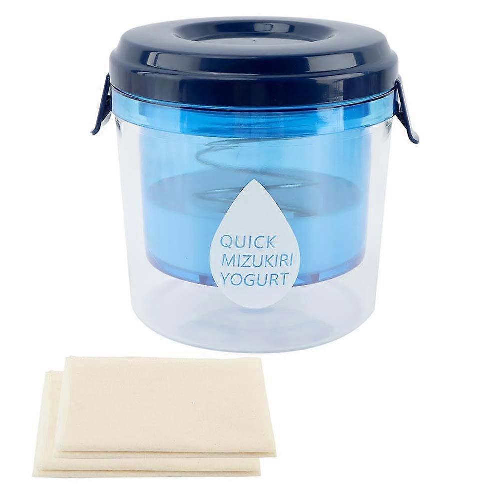 Greek Yogurt Strainer with Lid, Reusable Yogurt Filter with Ultra Fine Mesh Yogurt Strainer to Yogurt Cheese, Soy Milk