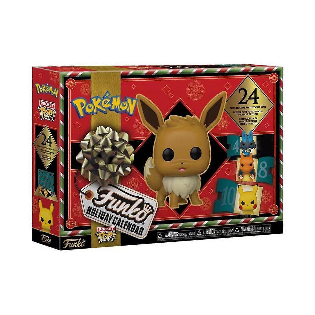 Advent Calendar - Pokemons Advent Calendar 24 Pocket Pop Blind Box{YFL}