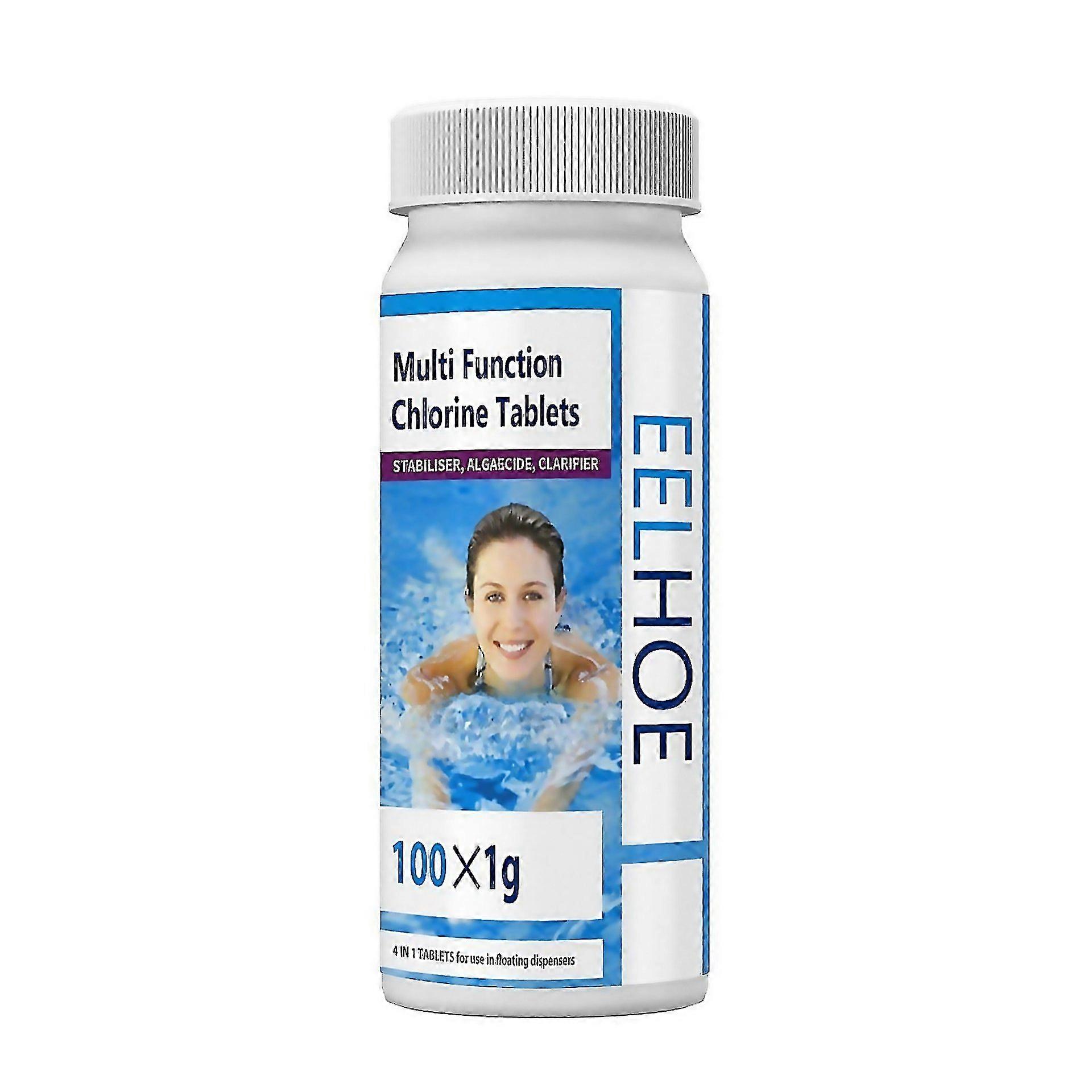 For Pool Effervescent Chlorine Tablets Water Quality Cleaner Remove Algae And Water Decontamination