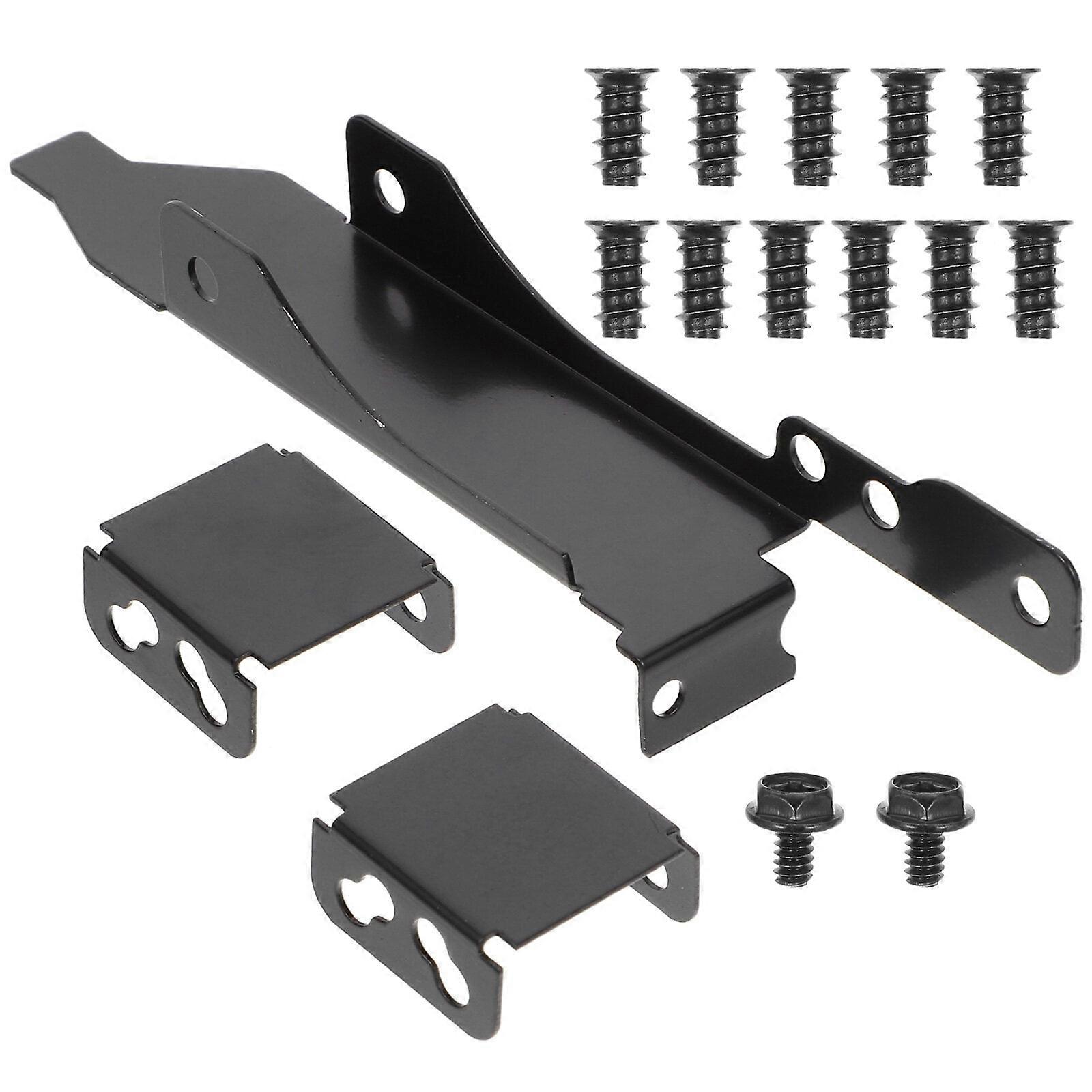 Computer Fan Bracket Dual Mount Stand Isolation Iron