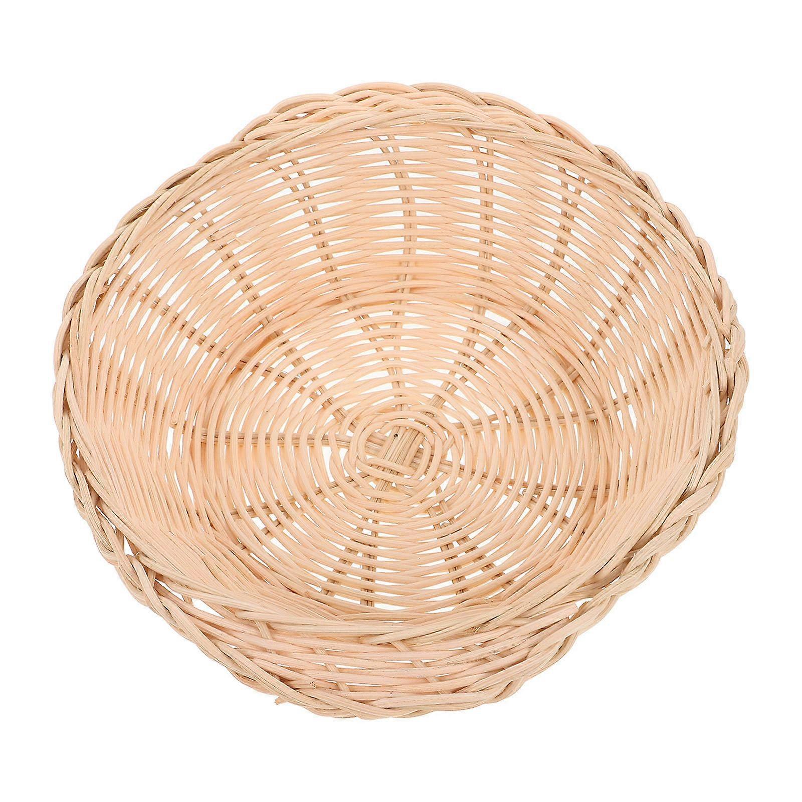 Bamboo Bread Basket for Serving Kitchen Use Beige