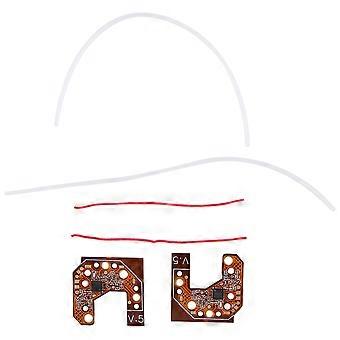 2 stk. Hall-effekt joystick driverkort kalibreringskort til gamepad permanent anti-drift reparation