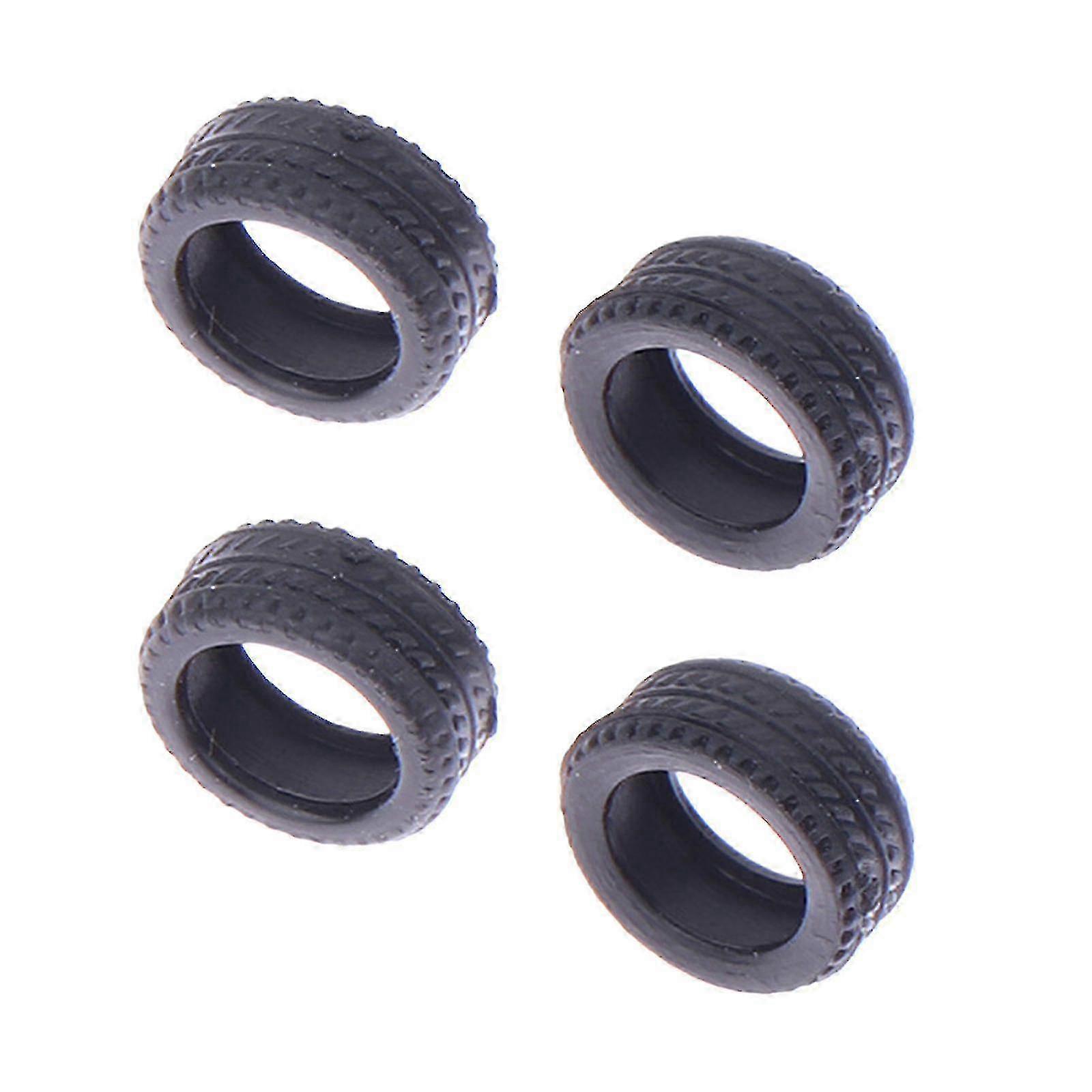 Modified RC Vehicle Tire Parts at 1/64 Scale for Diorama Display with Tires Adapted for RC Truck and Car Models w