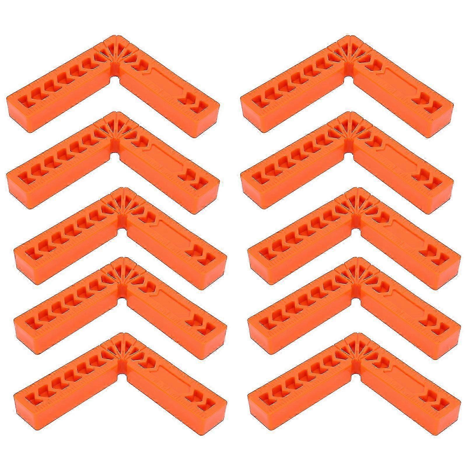 10Pcs 90Degree Rightangle Auxiliary Positioner Woodworking Tool Square Angle Ruler Holder