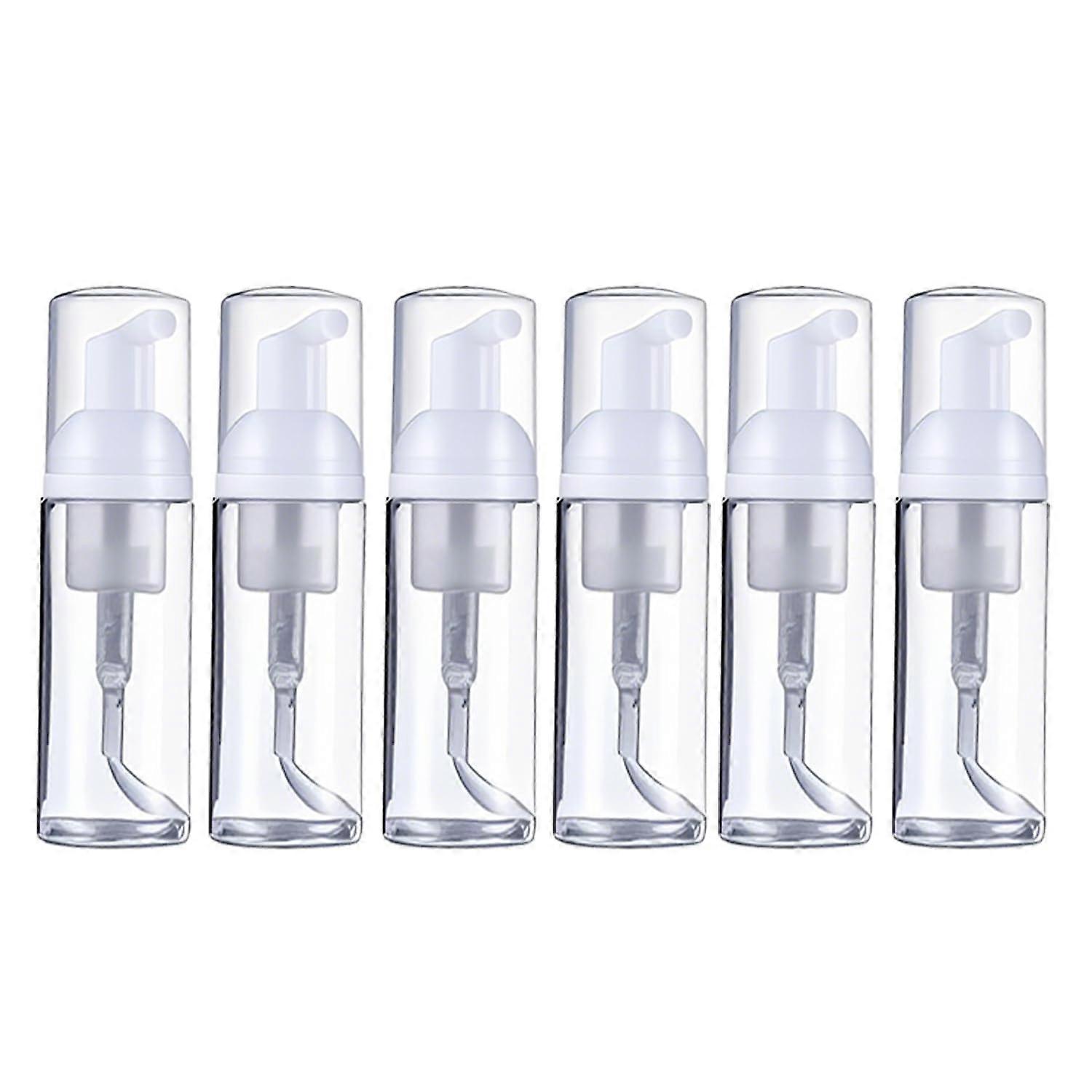 6 Pack 60ml Travel Size Foaming Soap Dispenser Bottles with LeakResistant Cap Refillable Design