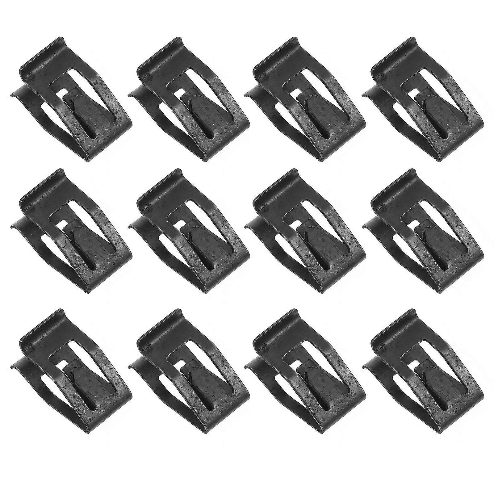 50pcs Universal Automobile Console Dash Dashboard Metal Retainer Clips