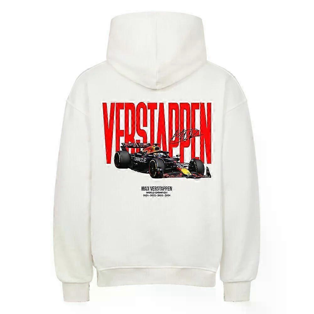 Hanorac Verstappen alb