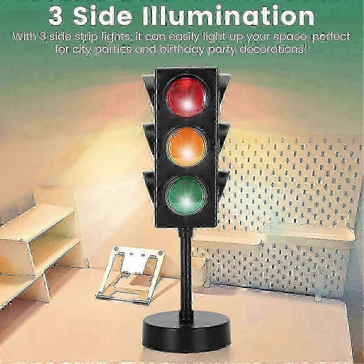 Traffic visible light Lamp with Base for Room Decoration