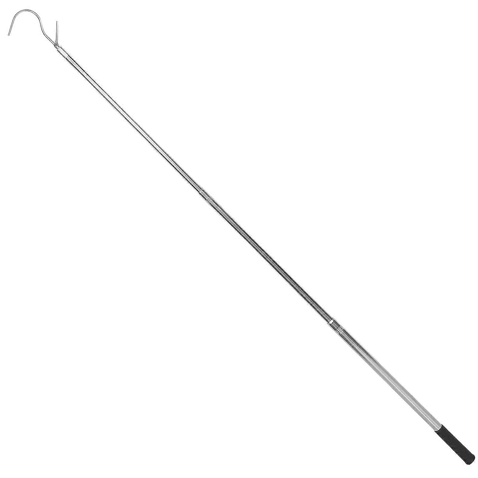 Adjustable RV Awning Opener Portable Puller for Camping Enthusiasts Black Reach Rod with Quick Extension 1Pack