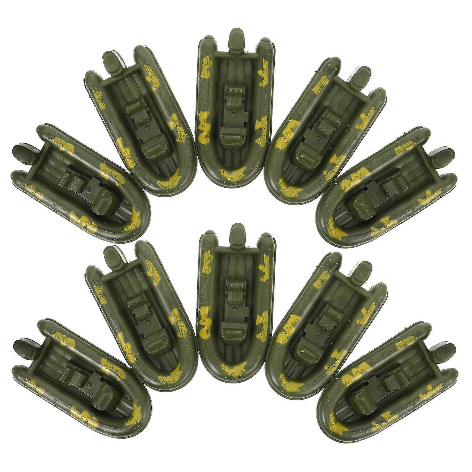 Small Boat Models Boat Toy for Desktop Use 10Pcs Simulation Toys Set