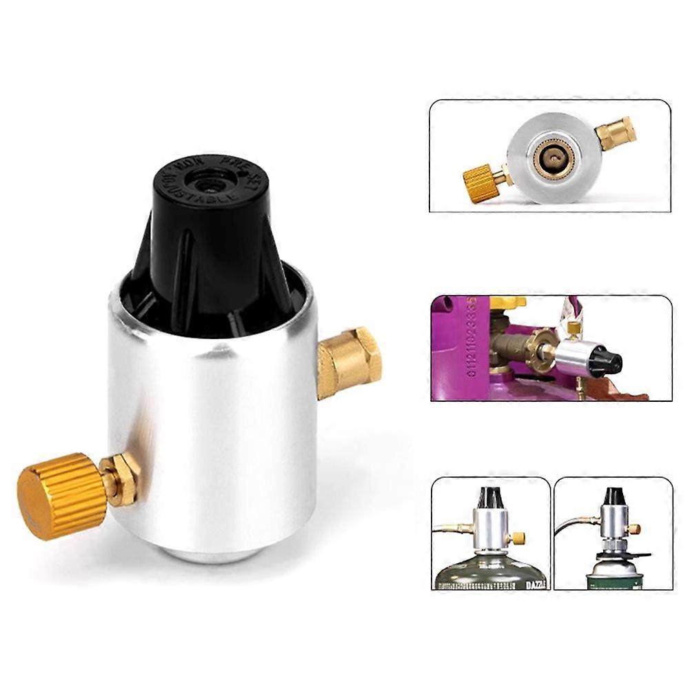 Gas Cylinder Pressure Regulator Cartridge Cylinder Adapter Stable Output for Low-Temperature and High-Altitude Environments Fuel