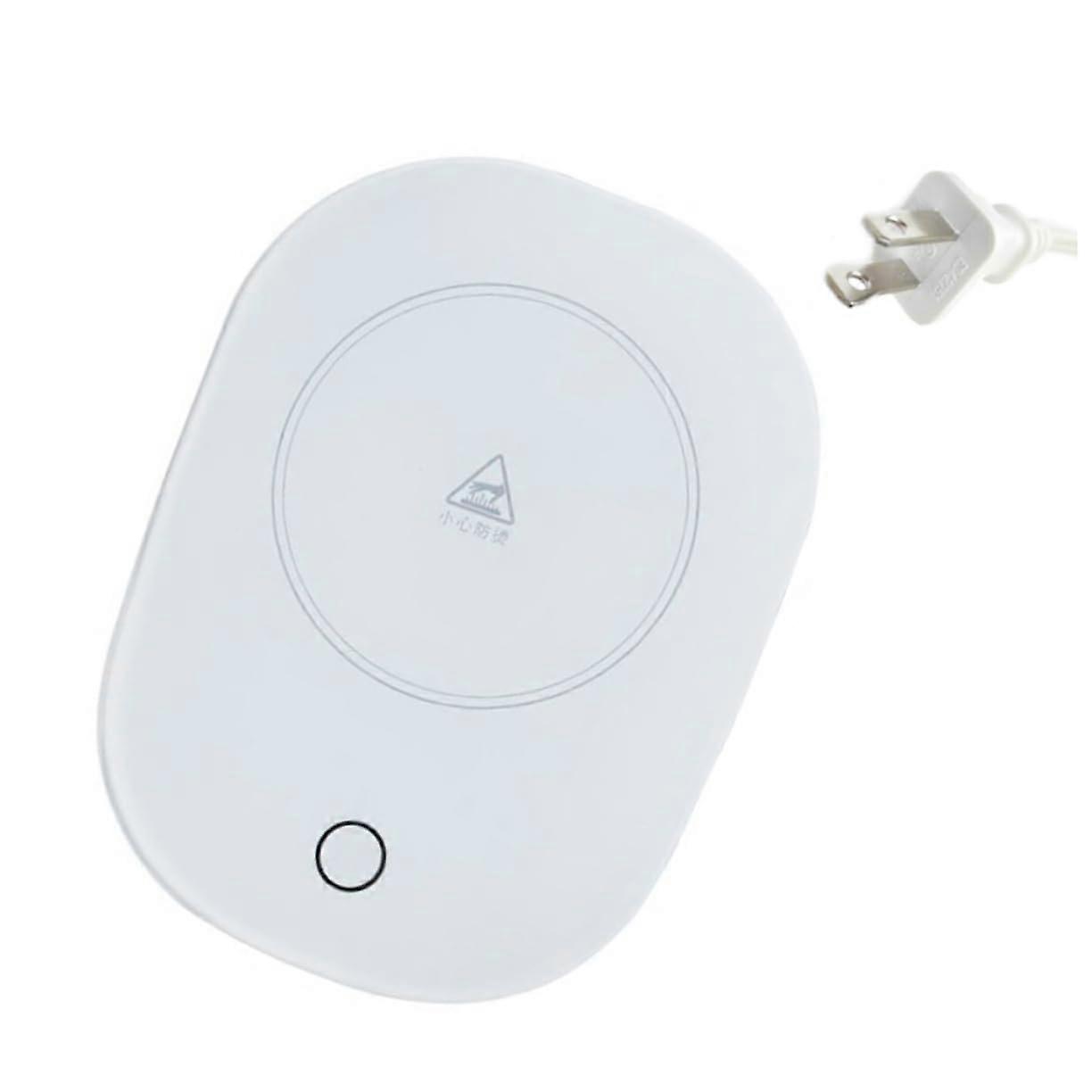 USB Mug Warmer with Constant Temperature Control, Tempered Glass Panel for Home and Office Use