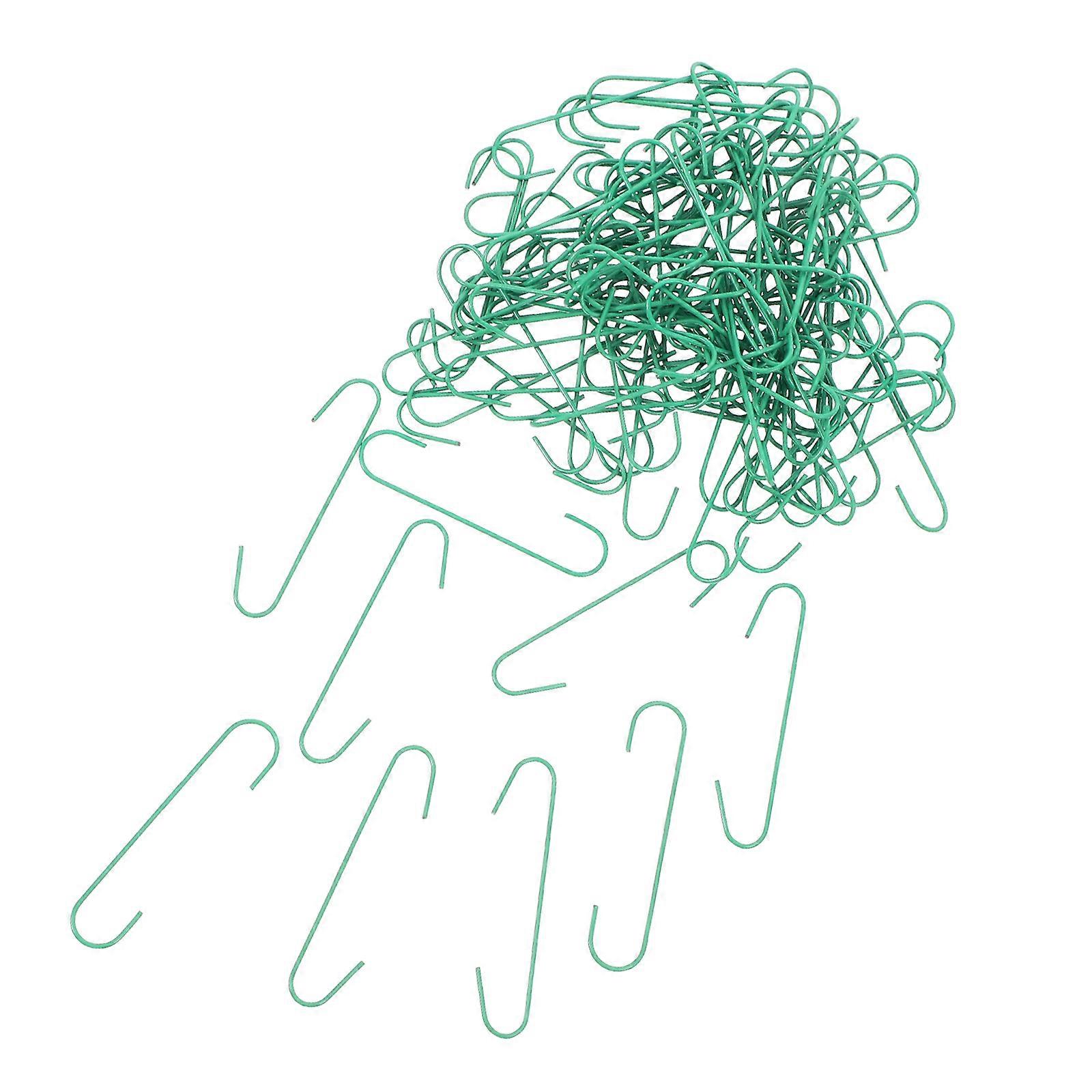 Christmas Tree Ornament Hooks for Hanging 100Pcs -Shape Hooks